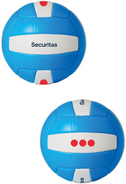 Piłki z nadrukiem — Securitas
